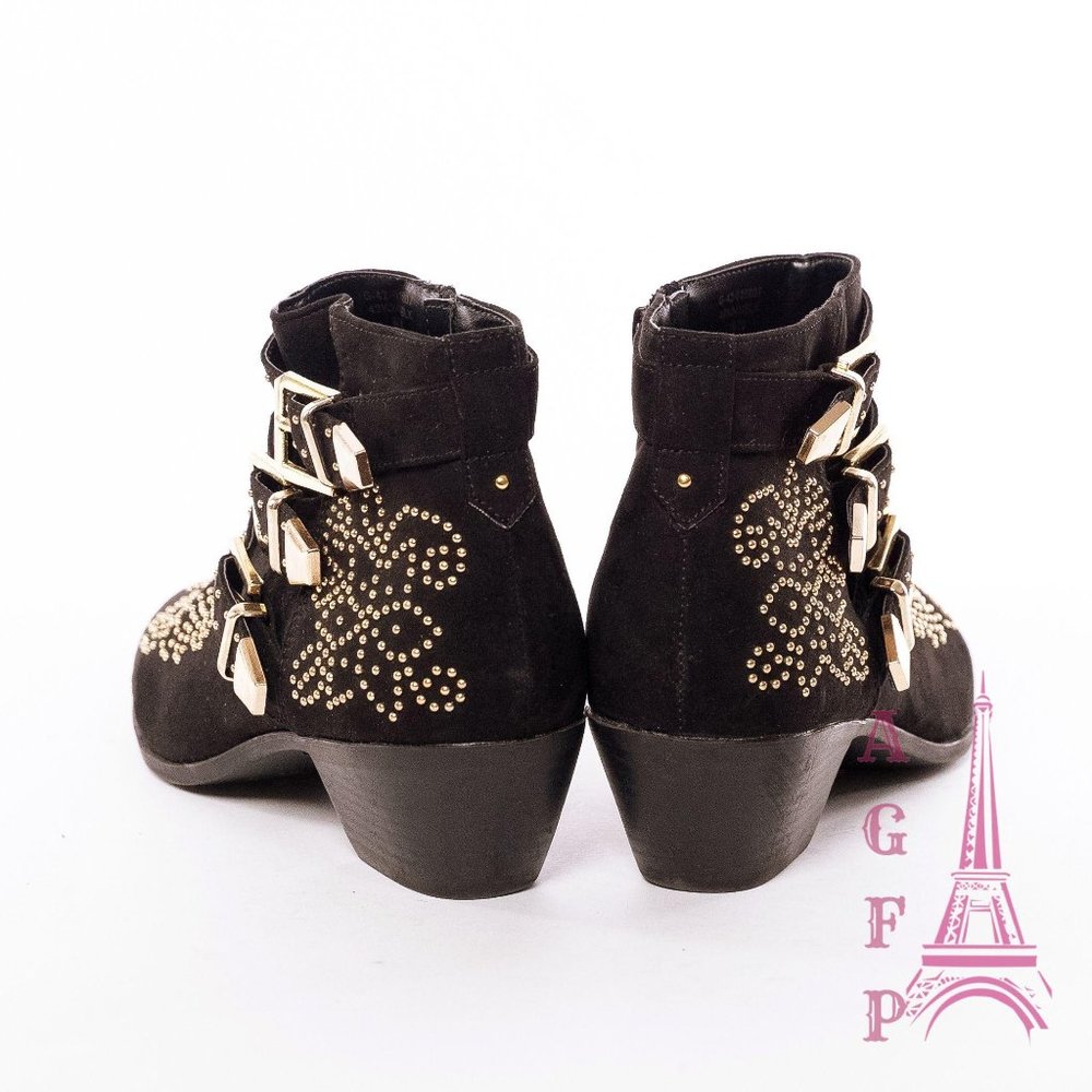 TOPSHOP kowboy Chloe Dupes studded western booties - Picture 7 of 14